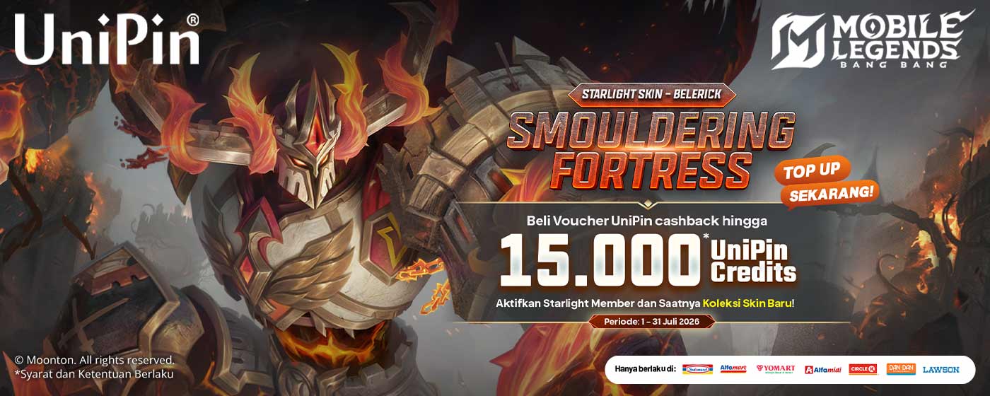 Saatnya Koleksi Starlight Skin Belerick! Top Up MLBB dan Dapat Cashback hingga 15.000 UniPin Credits